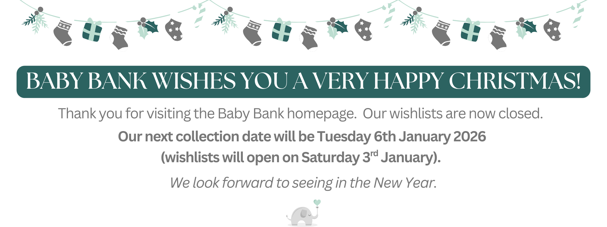 Baby Bank Christmas